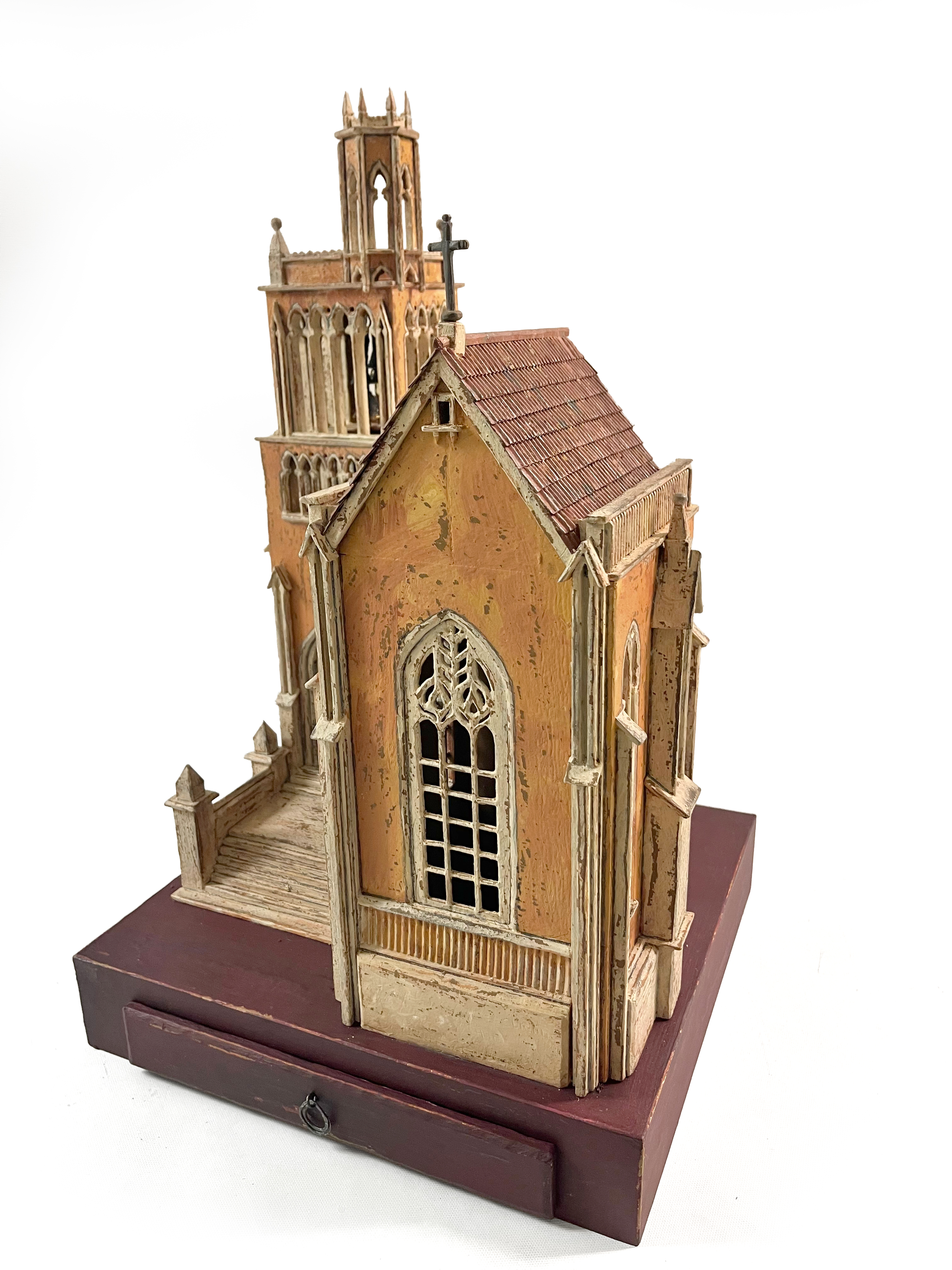 The Holy Cross Benedictine Abbey sculpture, alternate angle