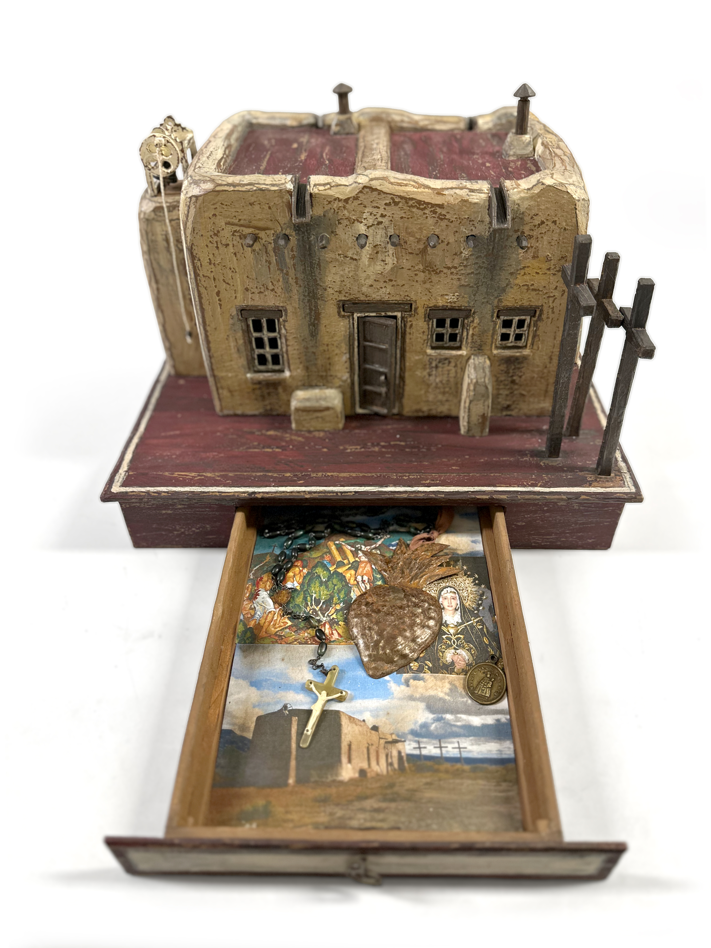 La Morada de Abiquiu sculpture, alternate angle