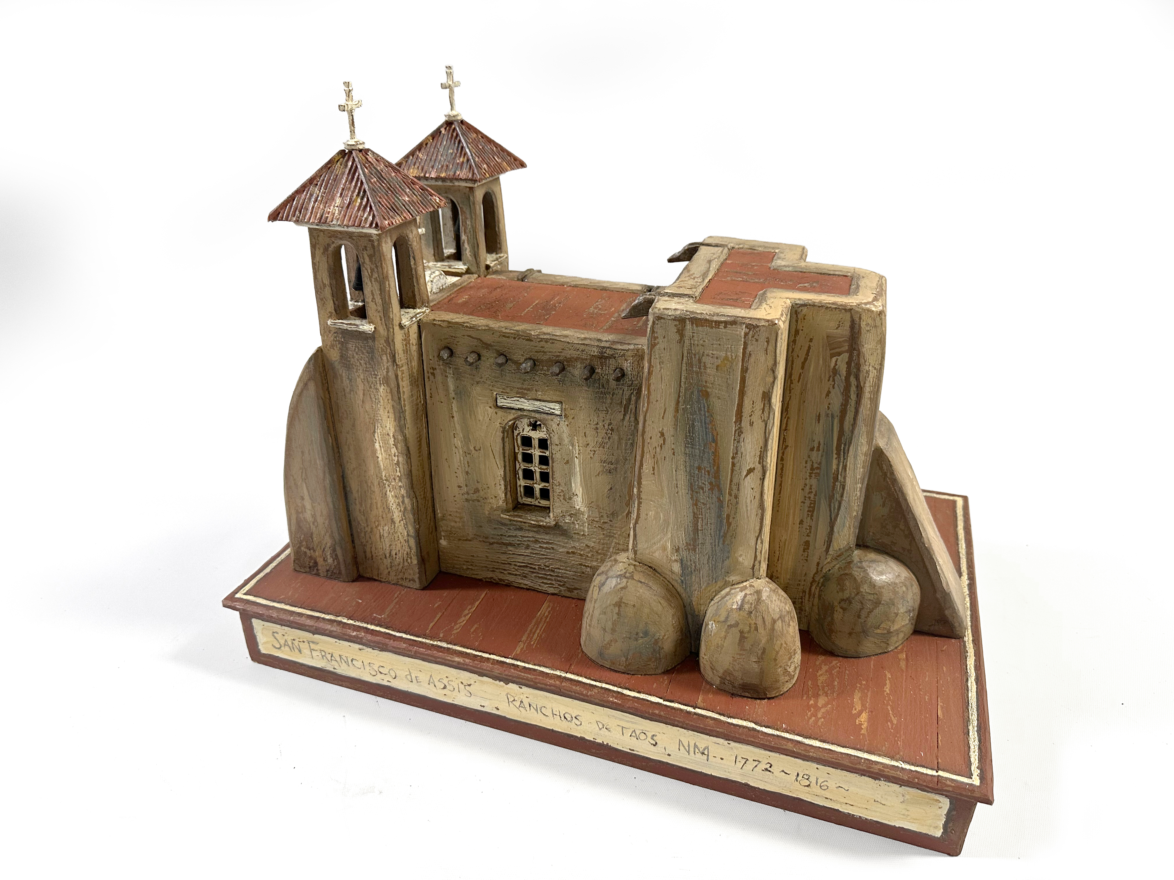 San Francisco de Asis sculpture, front view