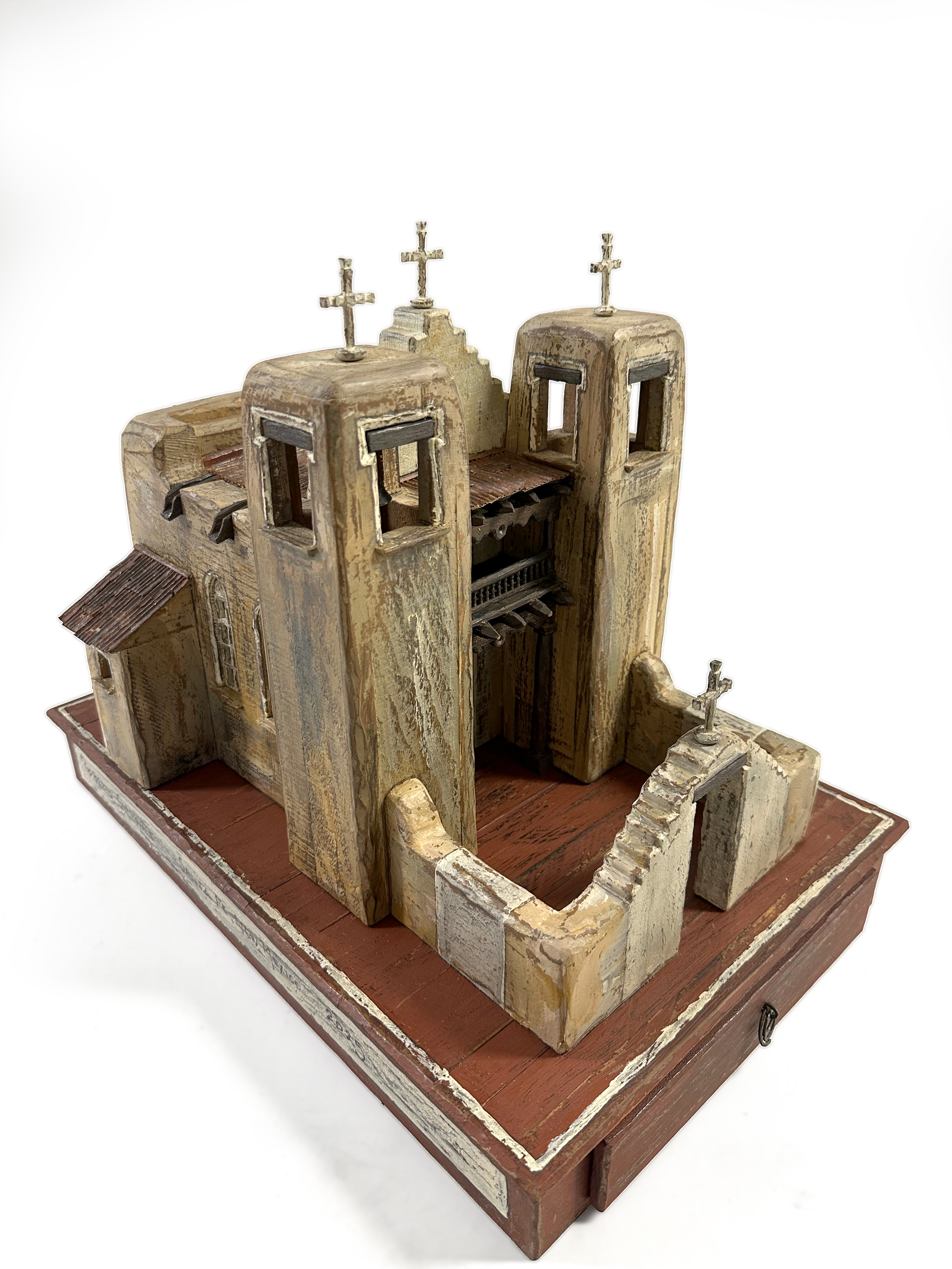 San Geronimo de Taos sculpture, alternate angle