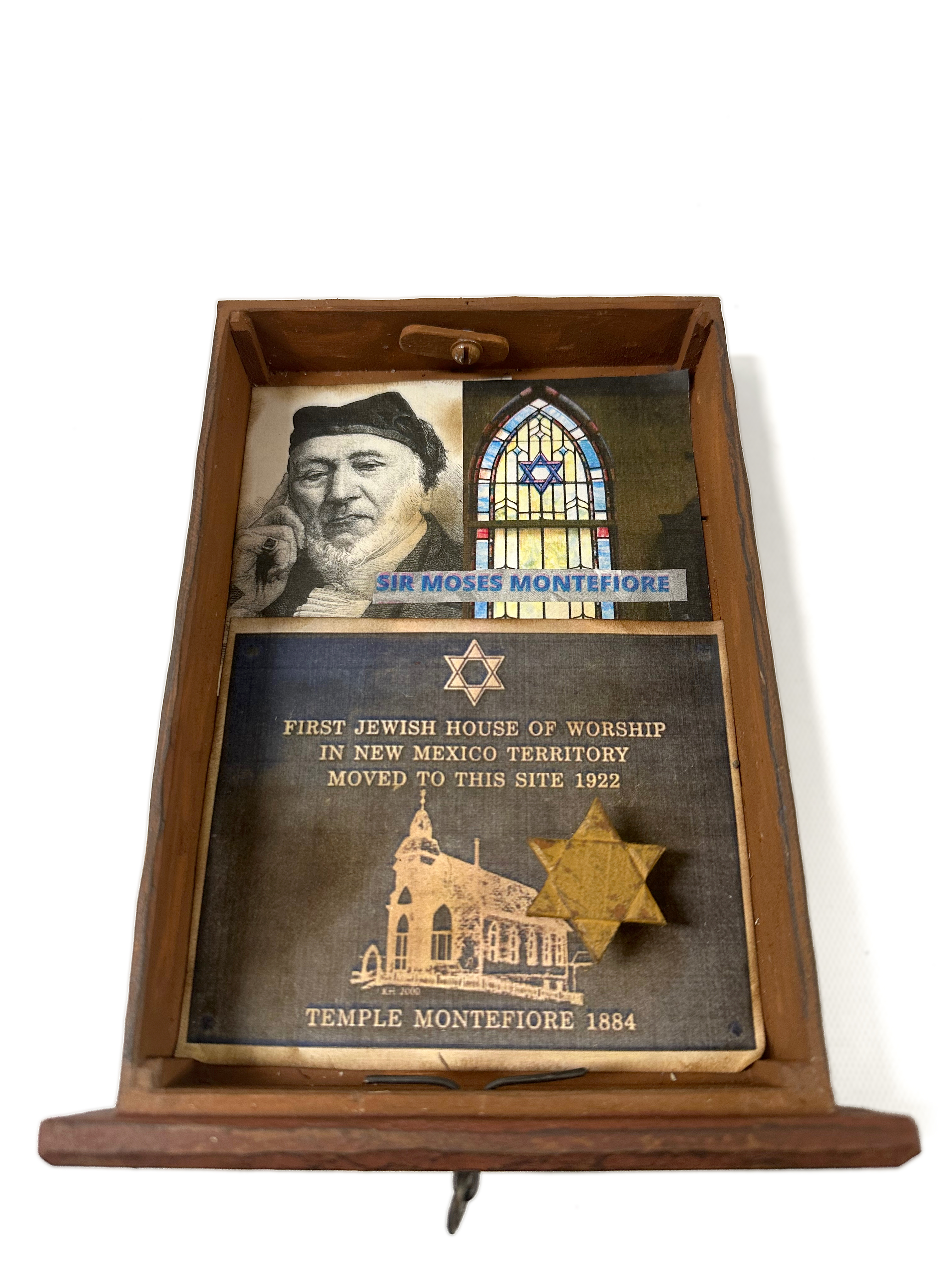 Synagogue Montefiore sculpture, fourth view